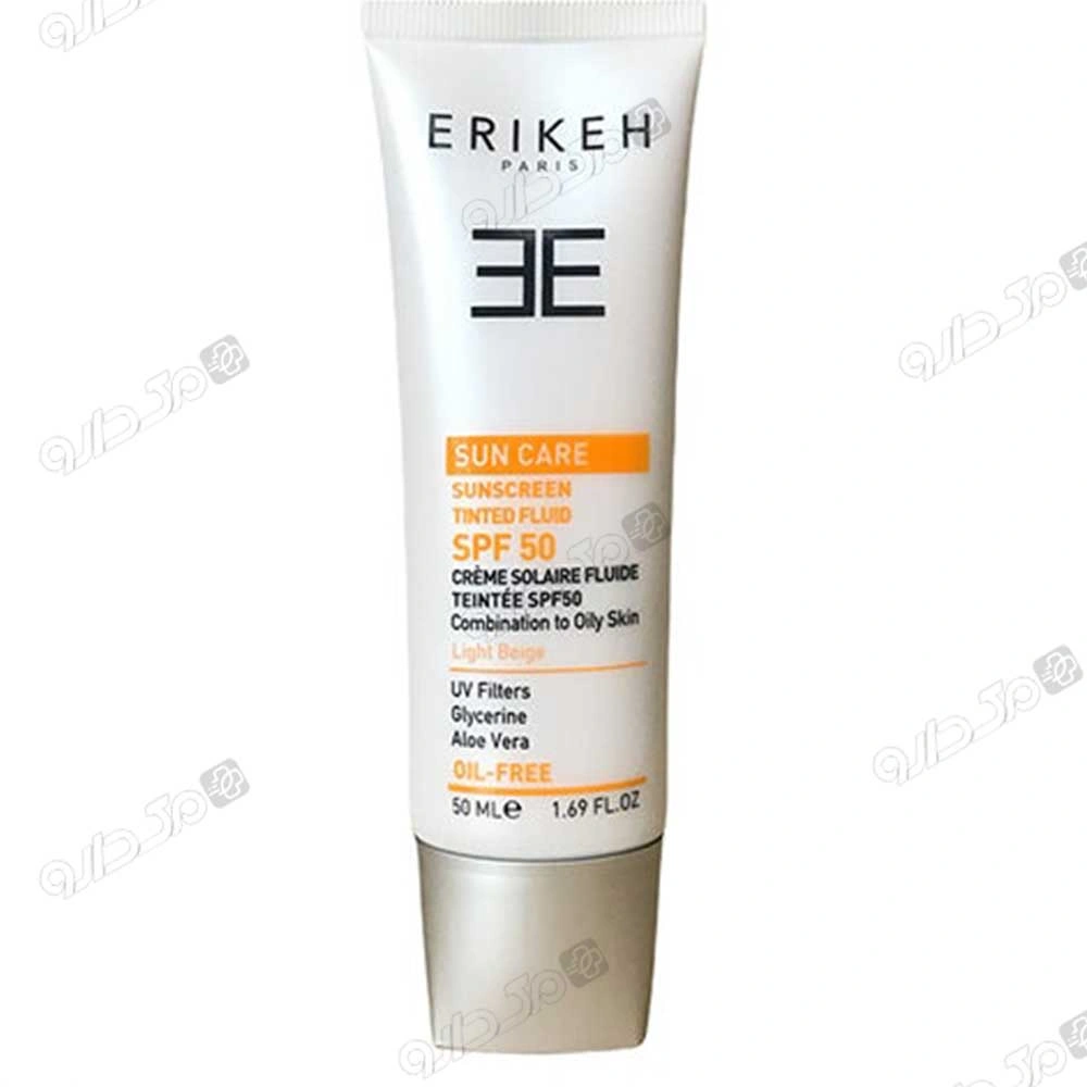 کرم ضد آفتاب و ضد لک SPF50 بژ روشن اریکه